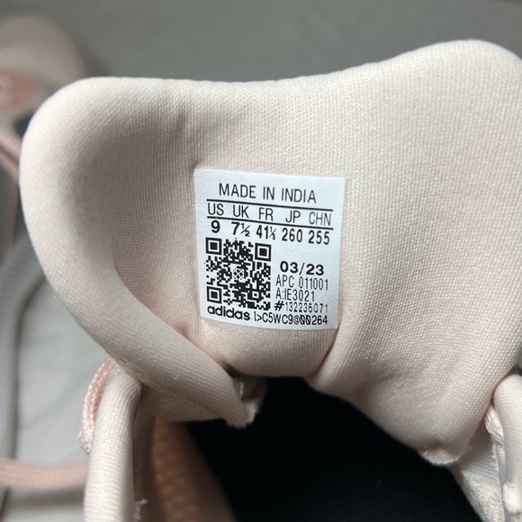 ADIDAS RUNFALCON 3.0 W - Light/Pale Pink - Size 9 - Like New! - Picture 8 of 9